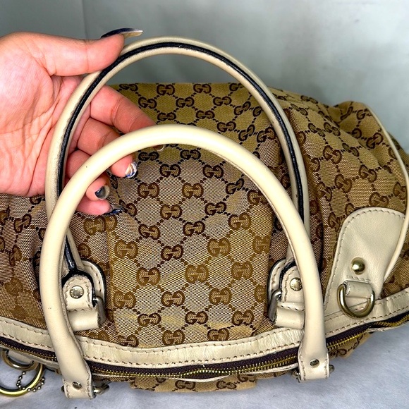 Gucci GG Monogram Canvas Sukey Satchel - Picture 6 of 12